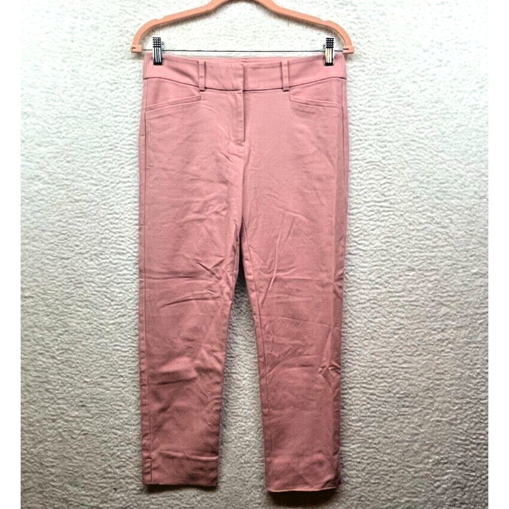 Loft Pants Womens 2 Pink High Waist Riviera Pant Barbiecore Casual Marisa